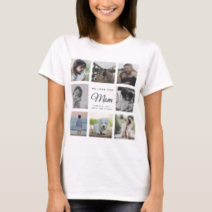 T-shirt NOUS VOUS AIMONS MOM Modern Chic Family Photo Coll