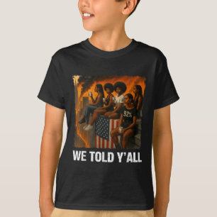 T-shirt Nous vous avions dit 92% de femmes noires 92 pour