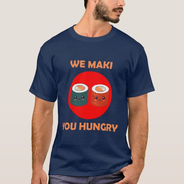 T-shirt Nous vous rendons affamés vintage (Devant)
