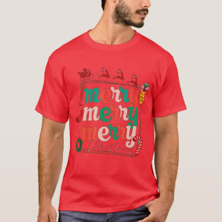 T-shirt Nous vous souhaitons un Joyeux Noël bonbons Jour d