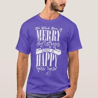 T-shirt Nous vous souhaitons un Joyeux Noël et une Bonne A