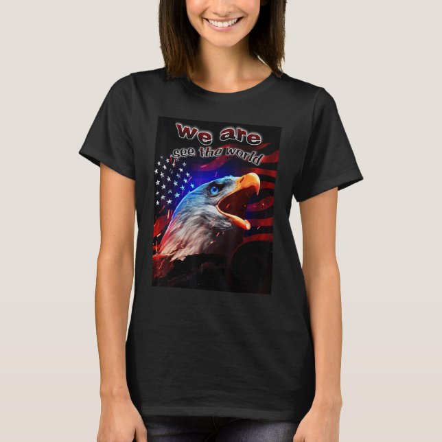 T-shirt Nous Voyons Le Monde  Été (Devant)