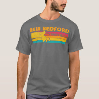 T-shirt Nouveau Bedford Massachusetts Souve Vintage en dét
