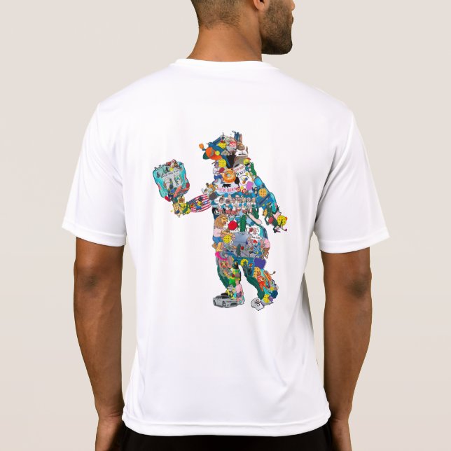 T-shirt Nouveau Bern Pickleball Bear (Dos)
