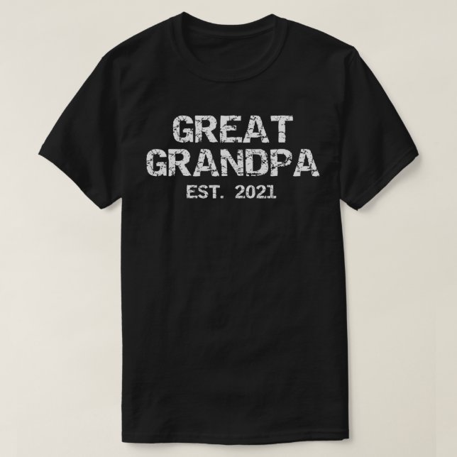 T-shirt Nouveau cadeau grand-père pour les hommes Fête des (Design devant)