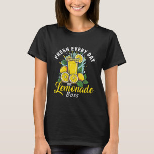 T-shirt Nouveau Chaque Jour Le Patron De Limonade