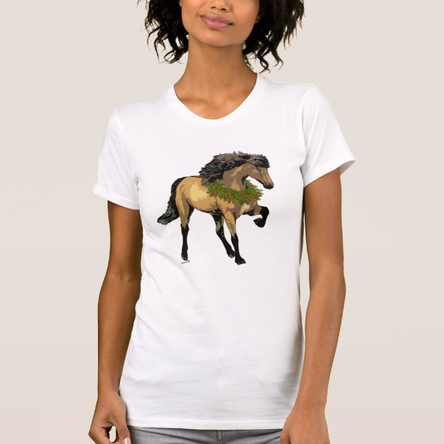 T-shirt Nouveau cheval islandais (Devant)