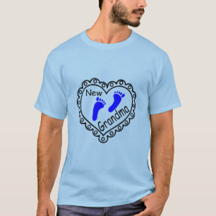 T-shirt Nouveau coeur de bébé de grand-maman
