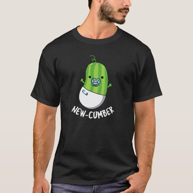 T-shirt Nouveau concombre Funny Veggie Cucumber Pun Dark B (Devant)