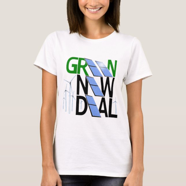 T-shirt Nouveau contrat vert (Devant)