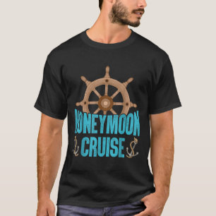 T-shirt Nouveau couple amoureux jumelé Lune de miel croisi