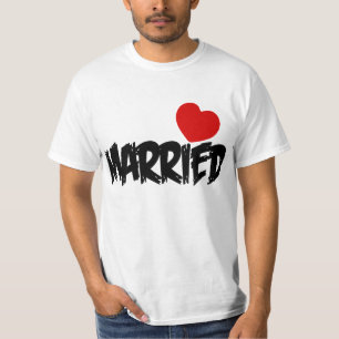 T-SHIRT NOUVEAU COUPLE MARIÉ T SHIRT.JUSTE MARIÉ T SHIRT