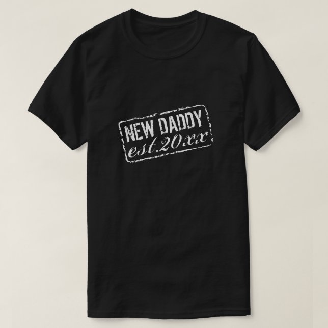 T-shirt Nouveau Daddy Etablir 2022 tampon caoutchouc vinta (Design devant)