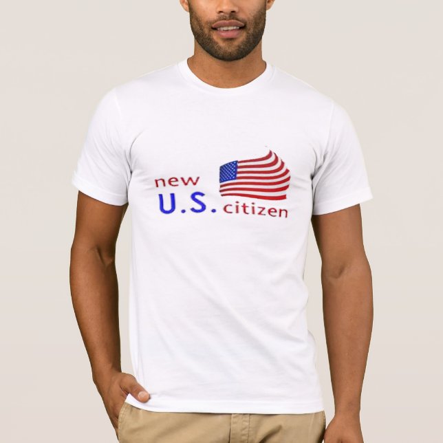 T-shirt nouveau drapeau citoyen américain star n rayures d (Devant)