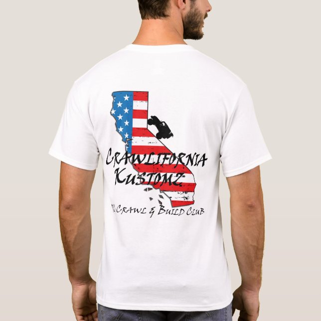 T-shirt Nouveau drapeau de chemise de Crawlifornia Kustomz (Dos)