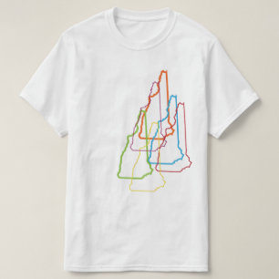 T-shirt nouveau flou de fierté hampshire