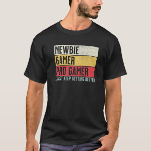 T-shirt Nouveau, Gamer, Pro Gamer Jeux Vidéo Drôle Jeu