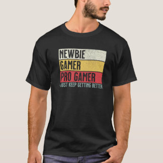 T-shirt Nouveau, Gamer, Pro Gamer Jeux Vidéo Drôle Jeu