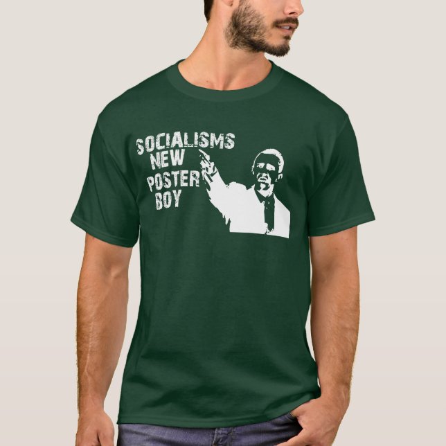 T-SHIRT NOUVEAU GARÇON D'AFFICHE DE SOCIALISME (Devant)