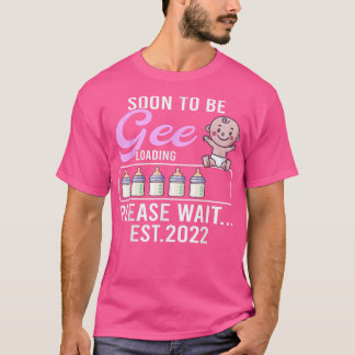 T-shirt Nouveau grand-mère, Faire-part de grossesse Bientô