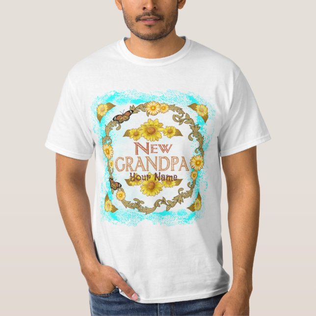 T-shirt Nouveau grand-père (Devant)