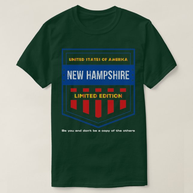 T-shirt nouveau hampshire19 (Design devant)