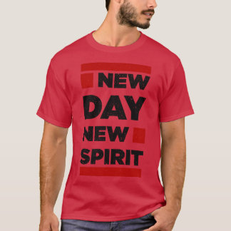 T-shirt Nouveau jour Nouveau Esprit Motivation Positive Pe