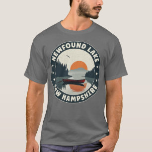 T-shirt Nouveau Lac New Hampshire coucher de soleil