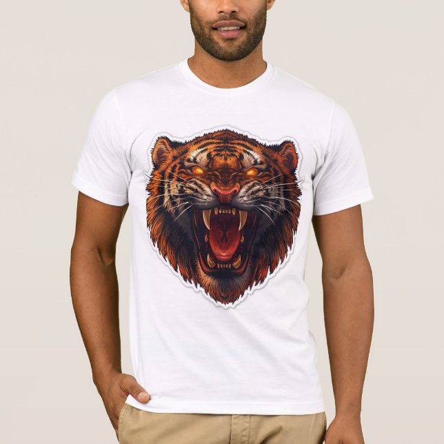 T-shirt Nouveau Lion Design T Chemise Pour Hommes (Devant)