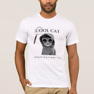 T-shirt Nouveau logo Cool Cat avec tatouage en verre mag