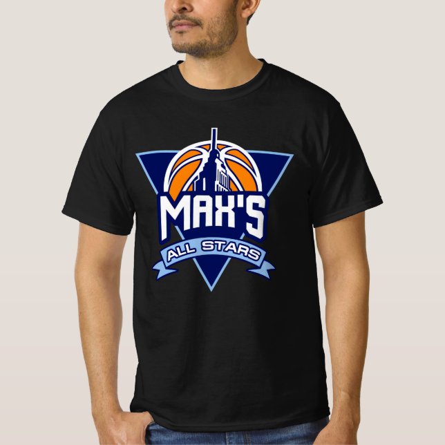 T-shirt Nouveau logo de Max's All Stars (Devant)