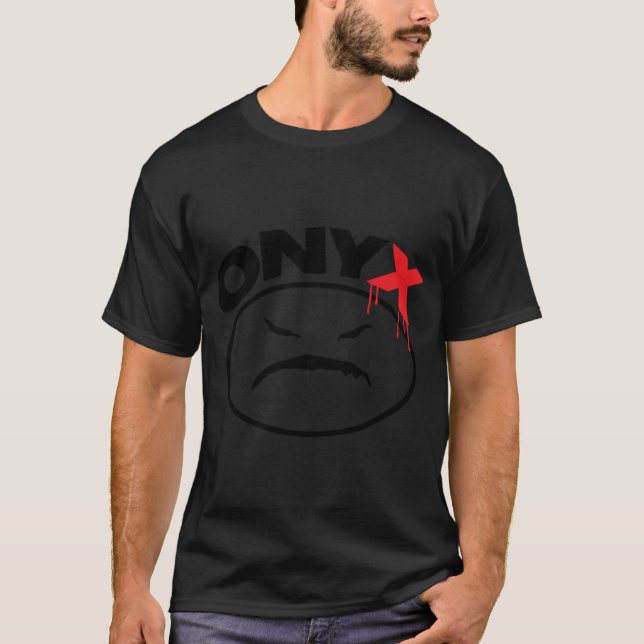 T-shirt Nouveau Logo ONYX Rap Musique Hip hop Hommes_s Bla (Devant)