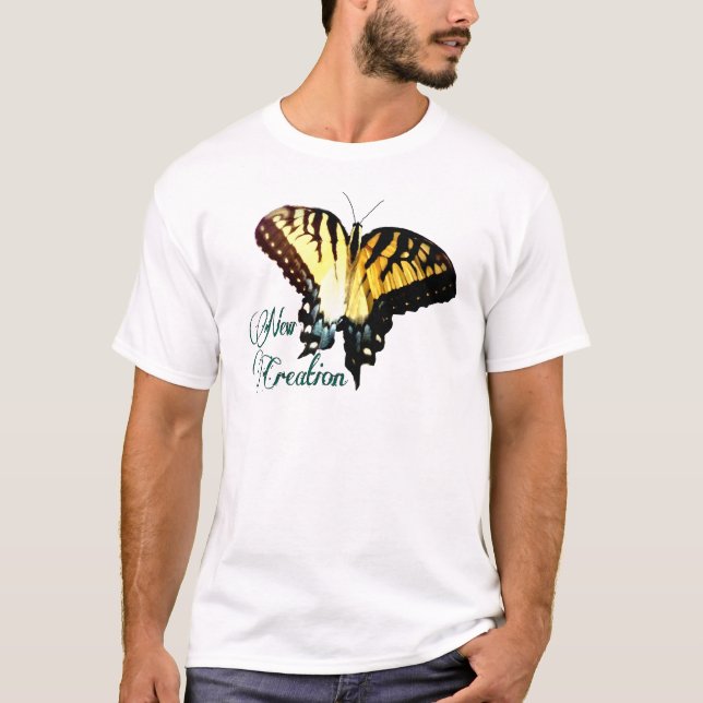 T-shirt Nouveau machaon de ~ de création (Devant)