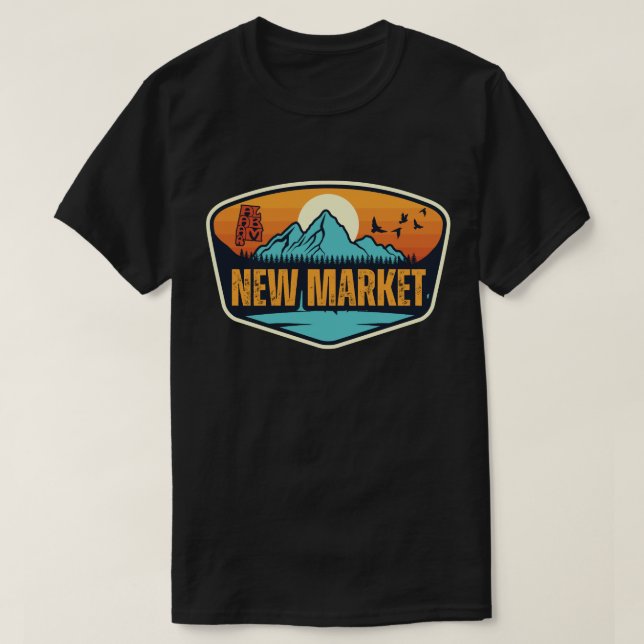 T-shirt Nouveau Marché, Alabama (Design devant)