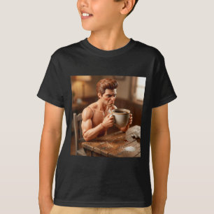 T-shirt Nouveau Mème de Poupée Masculine Distressée Drôle