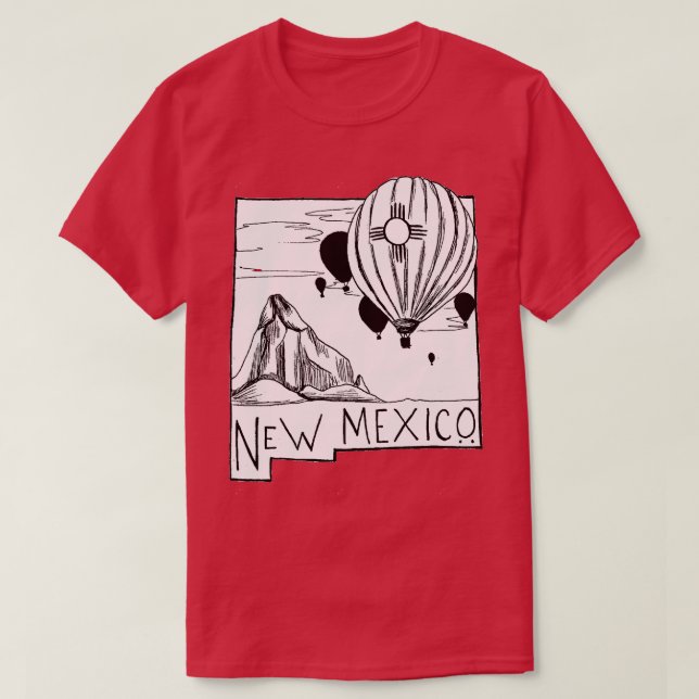 T-shirt Nouveau-Mexique 6 (Design devant)