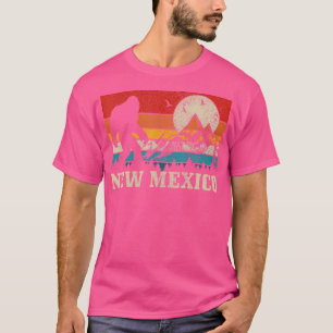 T-shirt Nouveau-Mexique Bigfoot Montagnes Vintages Randonn