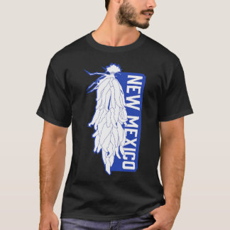 T-shirt Nouveau-Mexique Chili Ristra en bleu