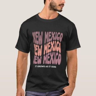 T-shirt Nouveau-Mexique Slogan État Du Nouveau-Mexique Usa