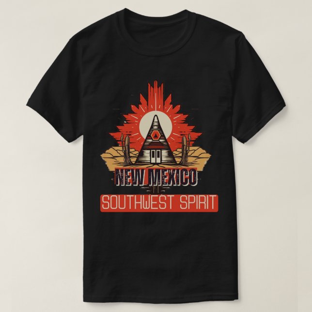 T-shirt Nouveau-Mexique Southwest Spirit (Design devant)