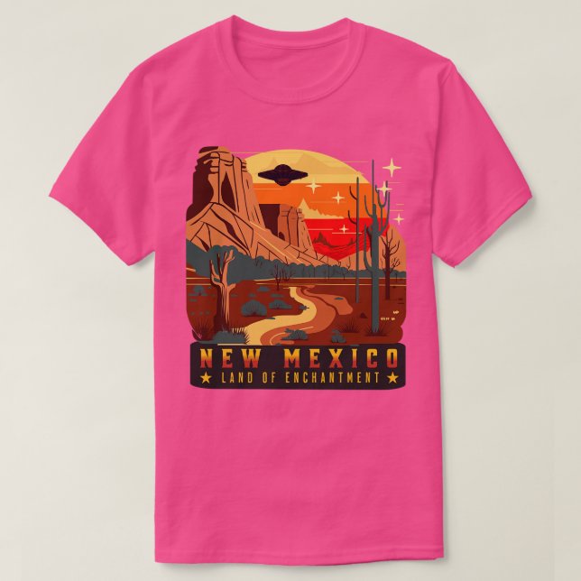 T-shirt Nouveau-Mexique Terre D'Enchantement (Design devant)