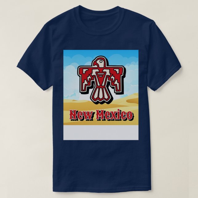 T-shirt Nouveau-Mexique Thunderbird (Design devant)