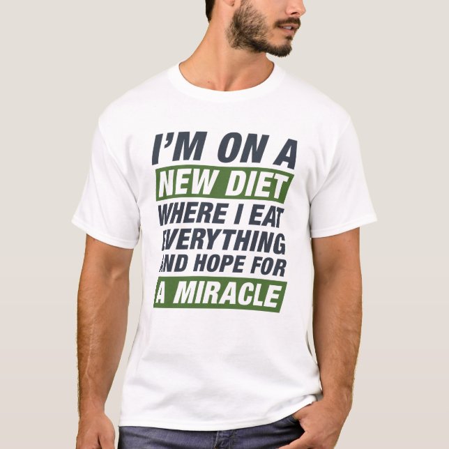 T-shirt Nouveau Miracle Diet (Devant)