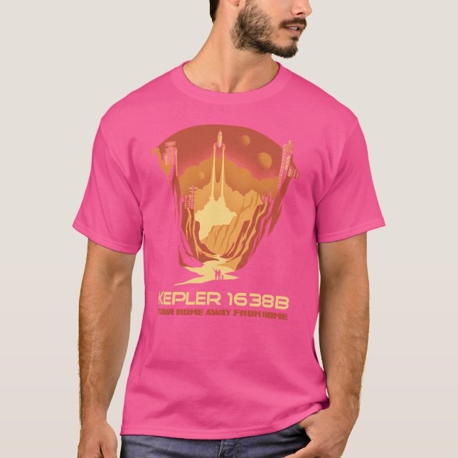 T-shirt Nouveau monde - Kepler 1638B (Devant)