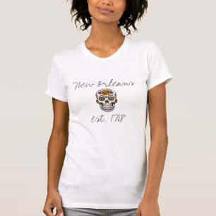 T-shirt Nouveau-Orléans Cool Vaudou Crâne W