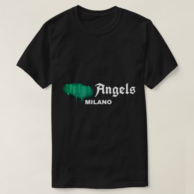 T-shirt Nouveau Palm Angels Sprayed Print Logo Léger Ho (Design devant)