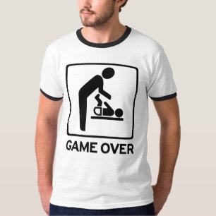 T-shirt Nouveau papa à jouer sur le devoir de couche T Shi
