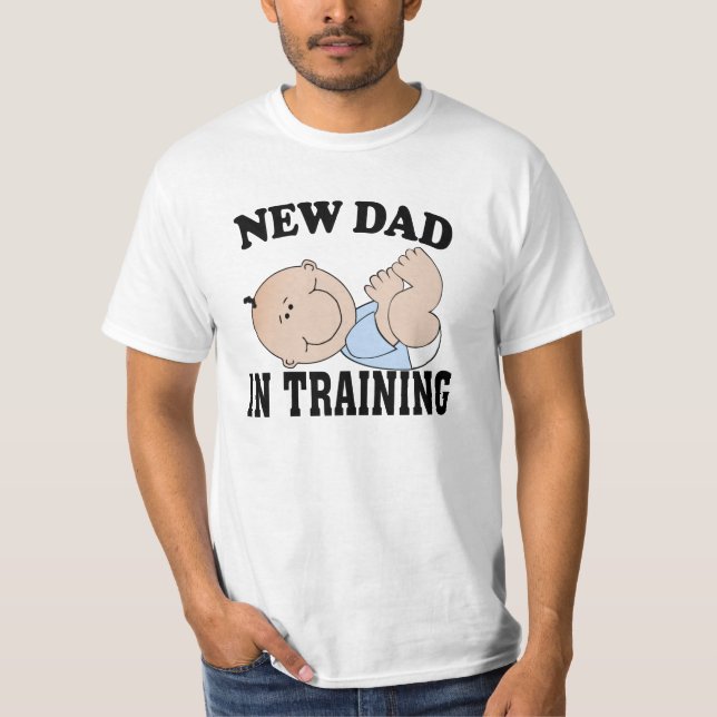 T-shirt Nouveau papa garçon (Devant)