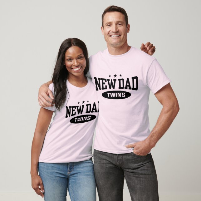 T-shirt Nouveau papa jumeaux (Unisexe)