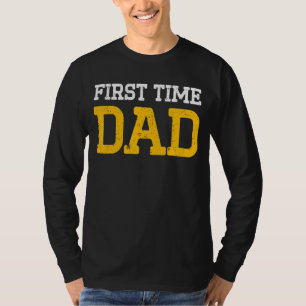 T-shirt Nouveau Papa Pour La Première Fier Papa 1
